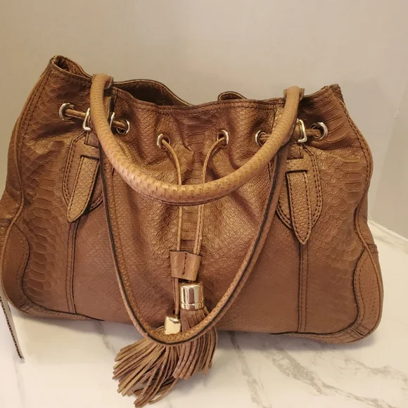 Antonio Melani Brown Weekender Bag - Picture 1 of 10